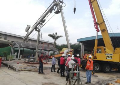 Installation & Hydraulic testing Marine Loading Arm (MLA) Petronas Dagangan Berhad Prai